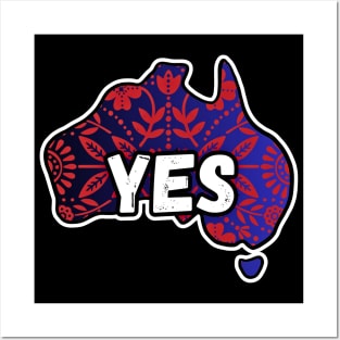 Yes Vote To The Voice Uluru Statement To Parliament Gifts Posters and Art